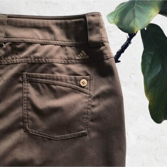 Adidas ClimaCool Brown Golf Active Athleisure Skirt Size 12 - Picture 3 of 8